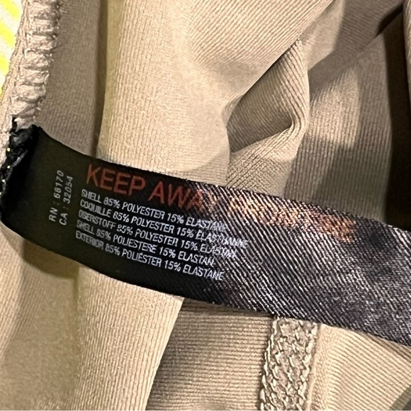 Free People Movement Taupe & Lime Green Endurance Tight size Small - Picture 9 of 10